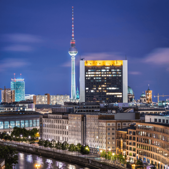 Stadt Berlin mit Fernsehturm